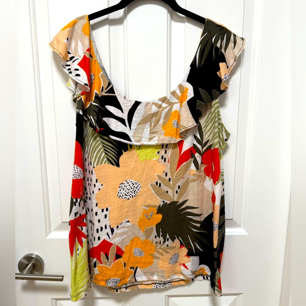 Loft Ruffle Tank